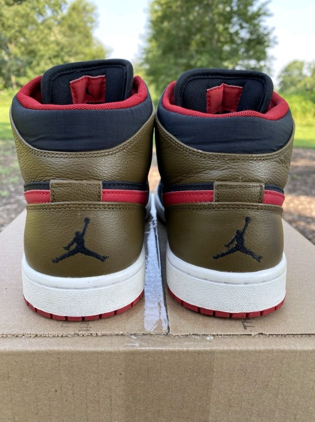 Jordan Brand Nike Air Jordan Retro 1 Phat Light Olive Size 8.5 Men Size US 8.5 / EU 41-42 - 5 Thumbnail