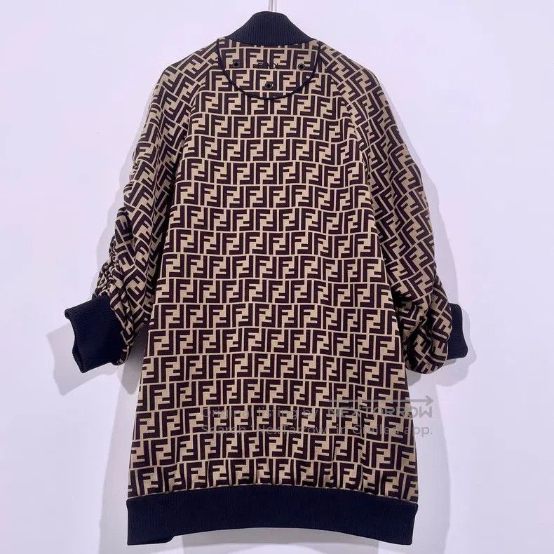 Fendi Fendi Double F Full Print Zipper Jacket Size XS / US 0-2 / IT 36-38 - 2 Thumbnail