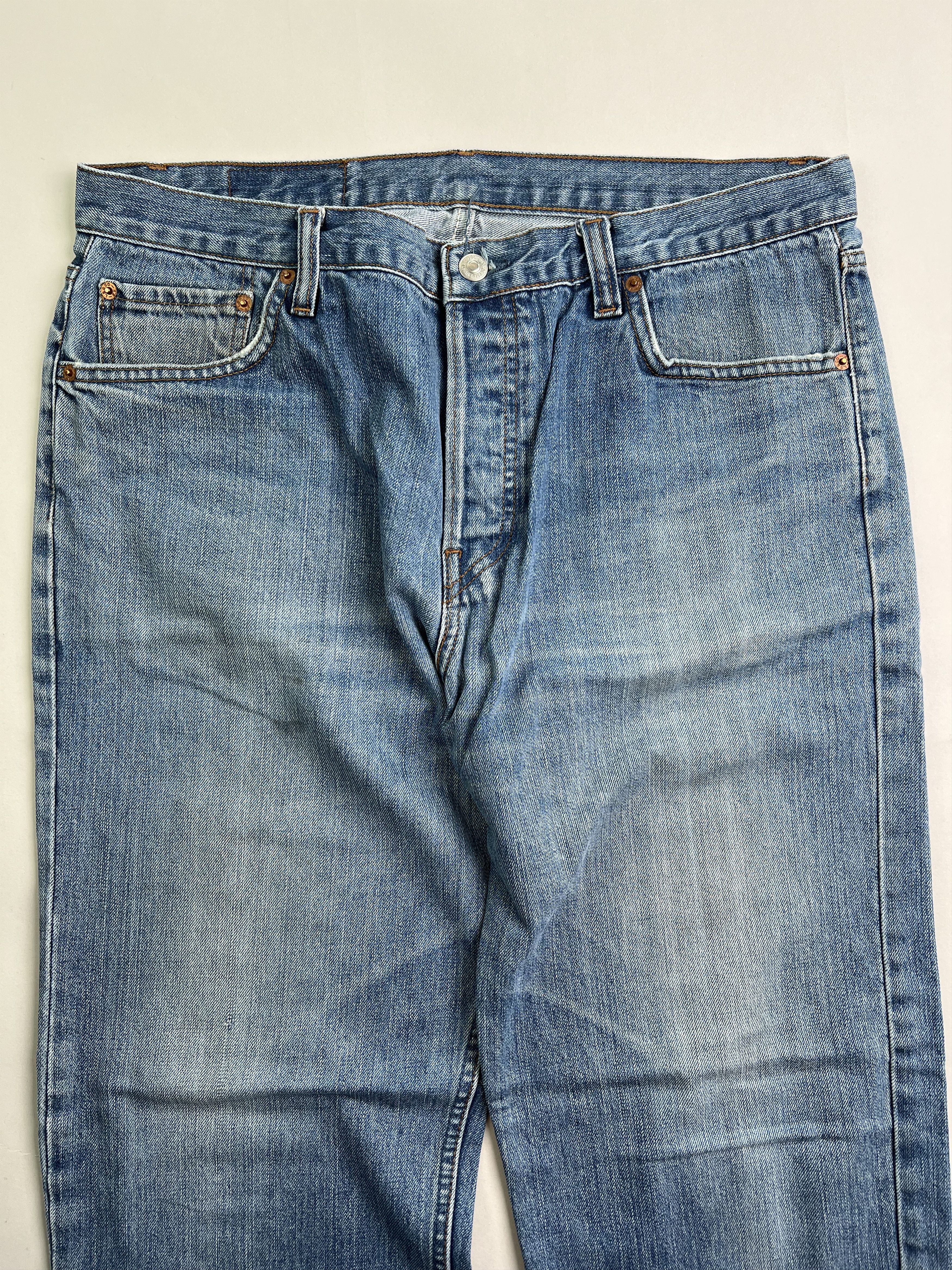 Levi's × Levi's Vintage Clothing × Vintage Levis 501 Vintage Medium Wash Jeans W36 Size US 36 / EU 52 - 3 Thumbnail