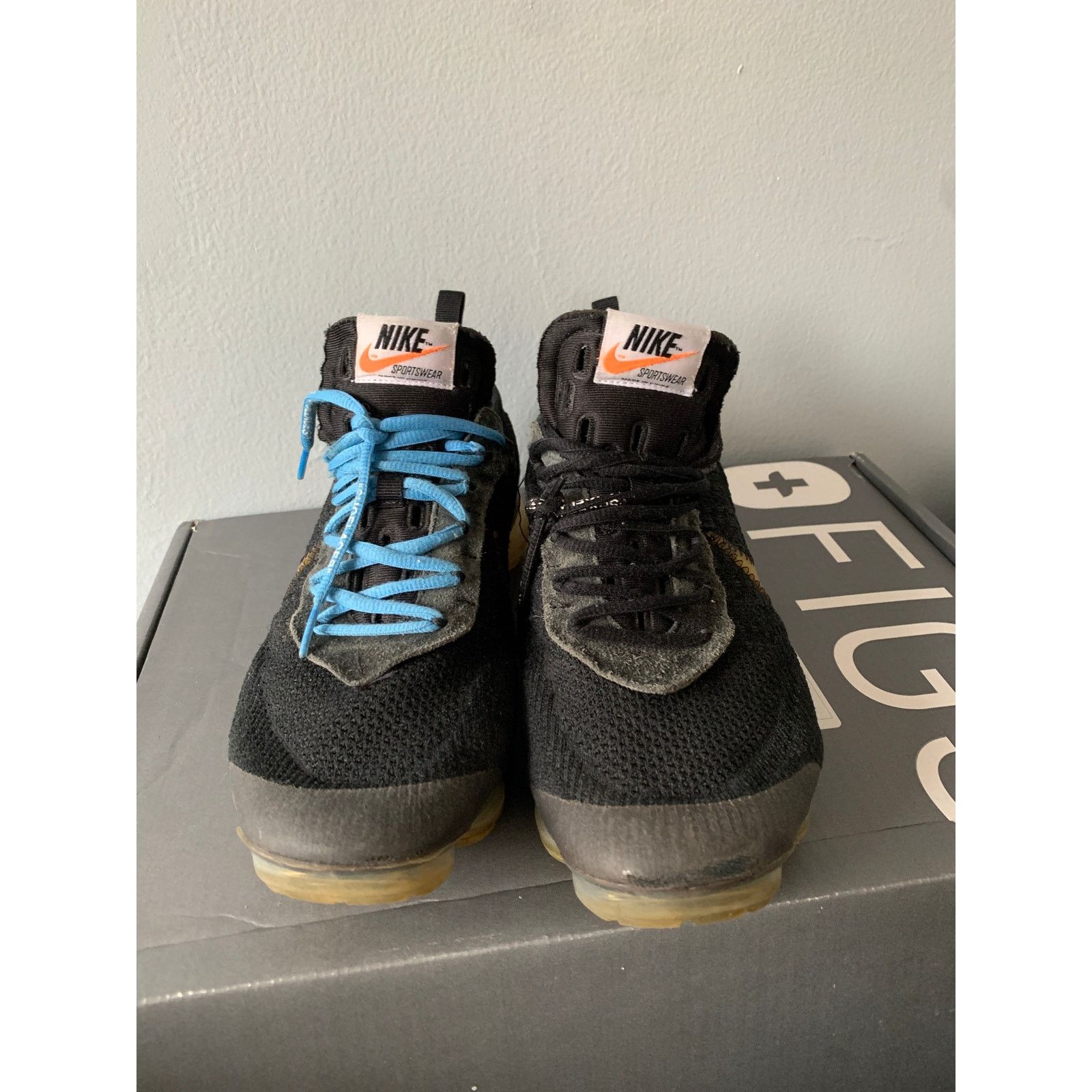 Nike Nike Air VaporMax Off-White Black 2018 Size 10.5 Used Size US 10.5 / EU 43-44 - 4 Thumbnail