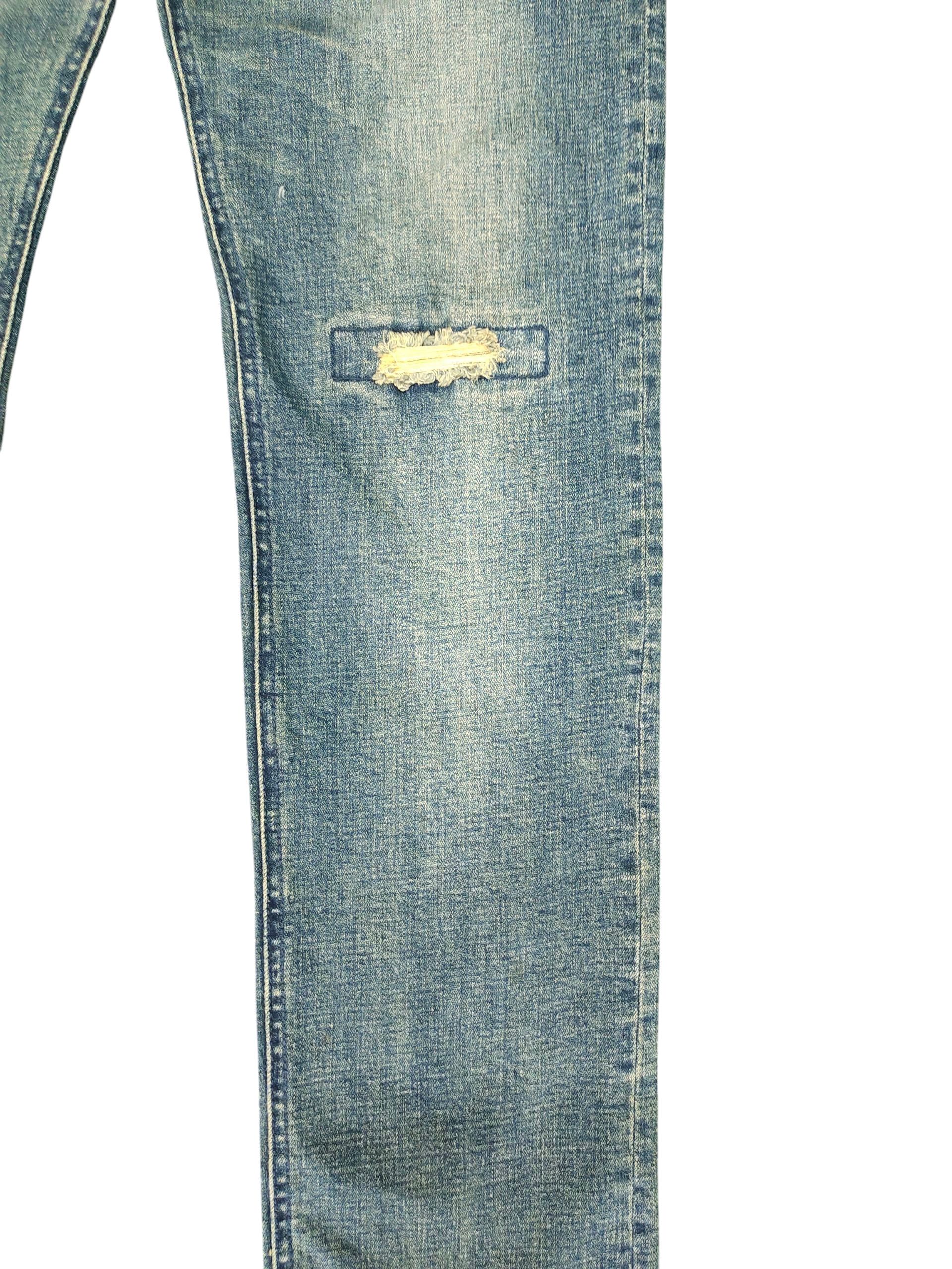 Comme des Garcons × Undercover Geronimo Japan Clawmark Distress Rusty Denim Jeans Size US 30 / EU 46 - 3 Thumbnail