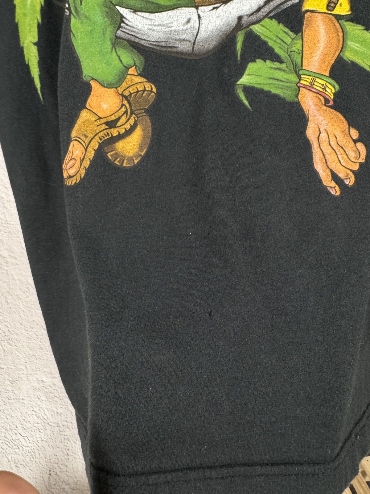 Vintage Vintage 90s Wear Me Baby Rasta Peace Parody tee (M) Size US M / EU 48-50 / 2 - 10 Thumbnail