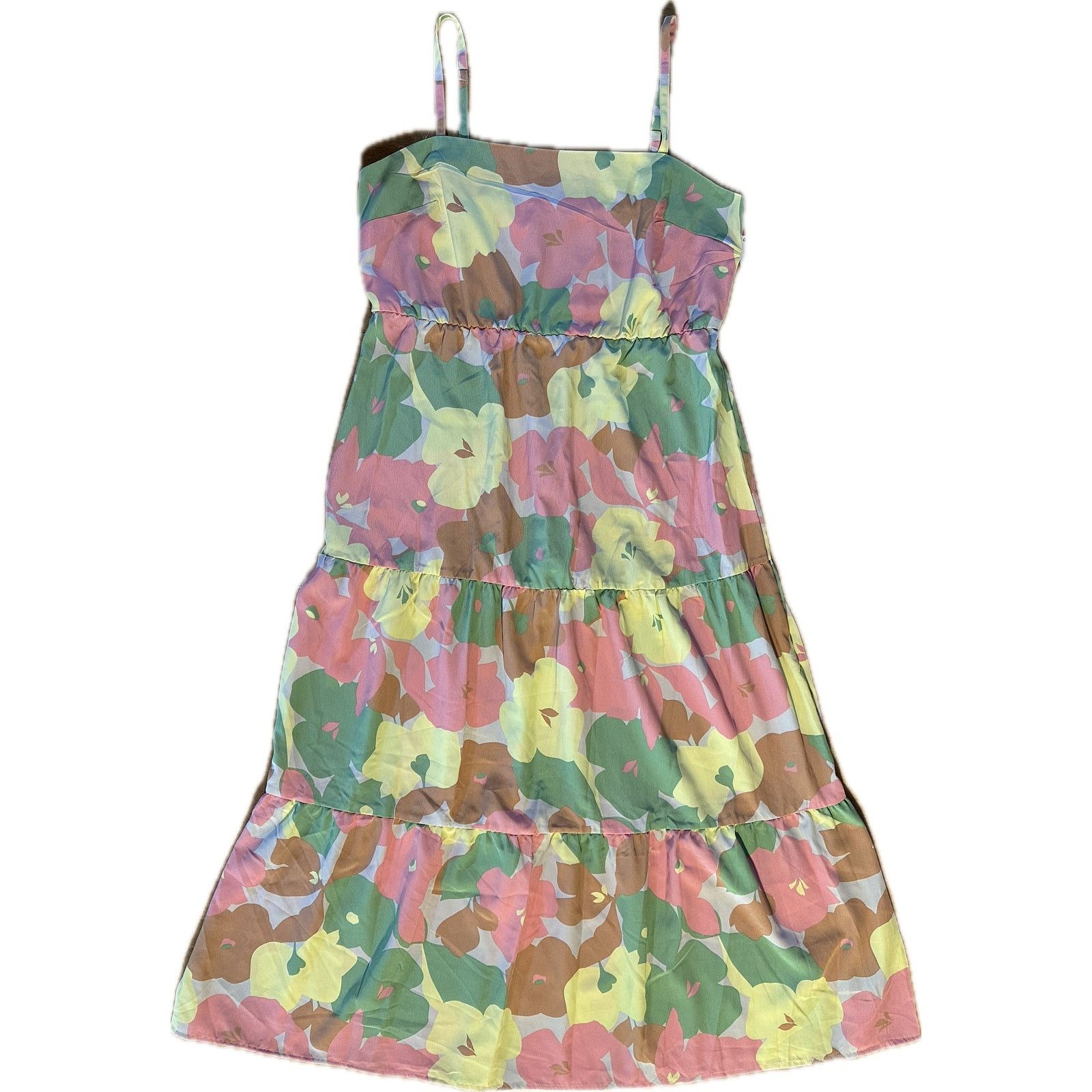 Sanctuary Social Standard by Sanctuary Floral Midi Dress XS Size XS / US 0-2 / IT 36-38 - 1 Thumbnail