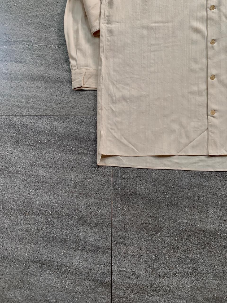 Yohji Yamamoto FREE TAX! Ys for Men Oversized Wool Ls Shirt Size US L / EU 52-54 / 3 - 3 Thumbnail