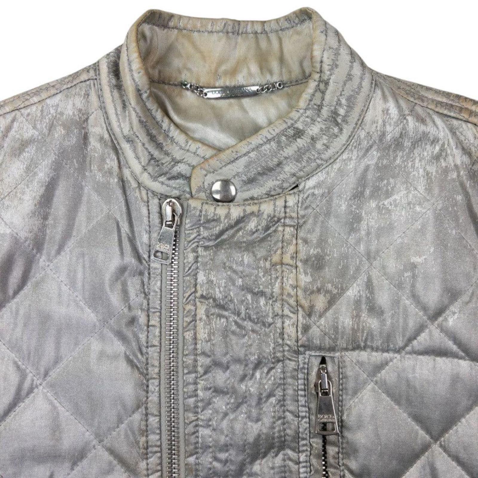Dolce & Gabbana Vintage Dolce & Gabbana Quilted Biker Jacket Size M Size US M / EU 48-50 / 2 - 3 Thumbnail