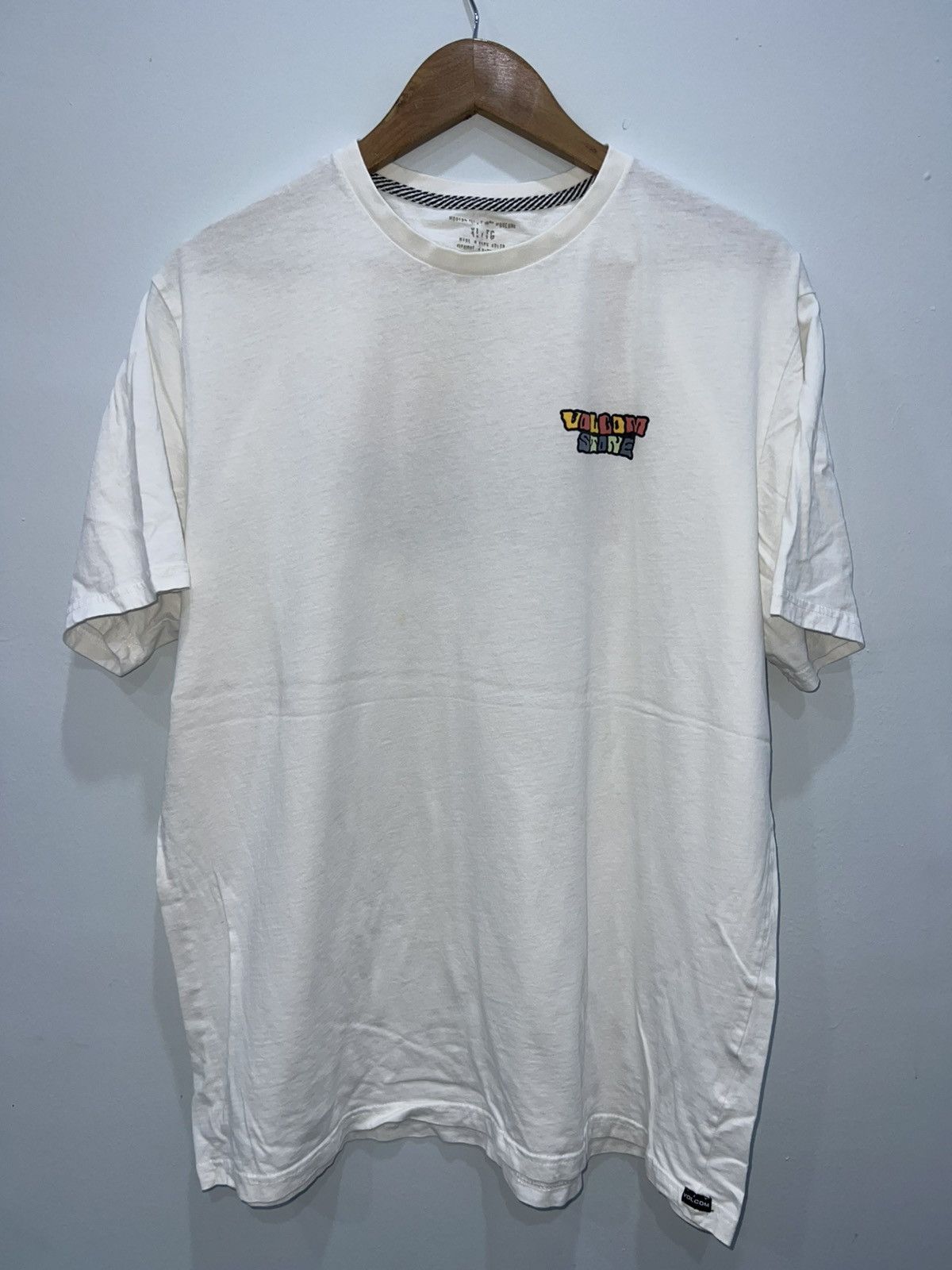 Volcom Volcom Day Waves White T-Shirt Size US L / EU 52-54 / 3 - 2 Thumbnail