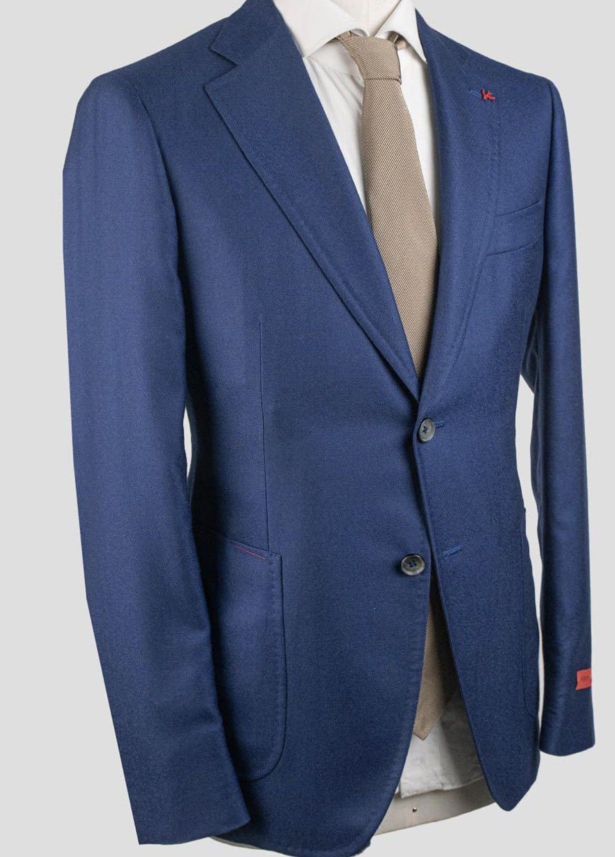 Isaia Napolii Isaia Napoli Mens Luxury Cashmere/Silk Blue Blazer Size US M / EU 48-50 / 2 - 3 Thumbnail