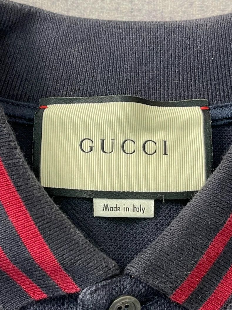 Gucci Gucci Striped loose pullover straight short-sleeved Polo sh Size US M / EU 48-50 / 2 - 4 Thumbnail