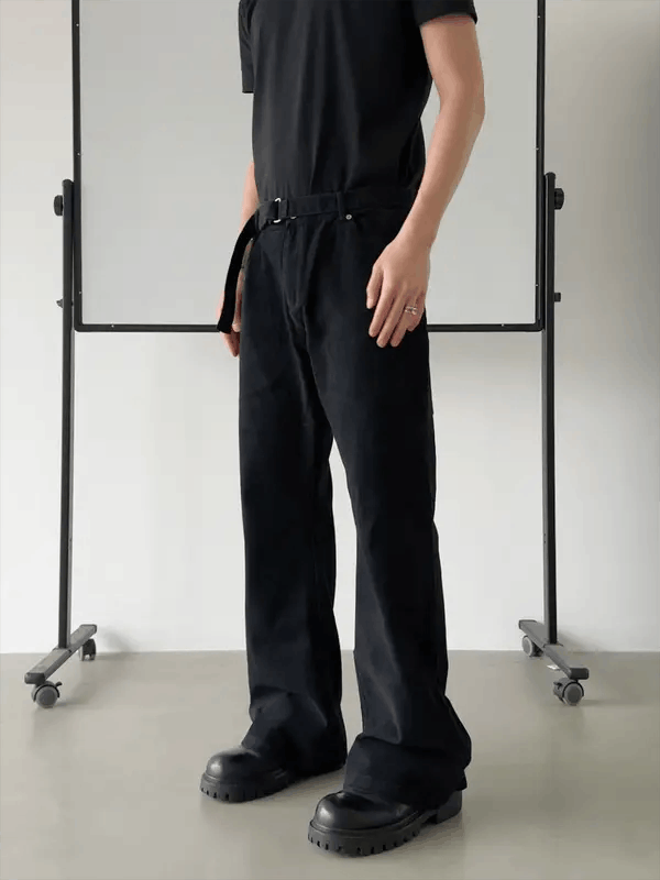 Vintage Kahori x Airi Embroidered Wide Leg Stacked Flare Pants Size US 30 / EU 46 - 3 Thumbnail