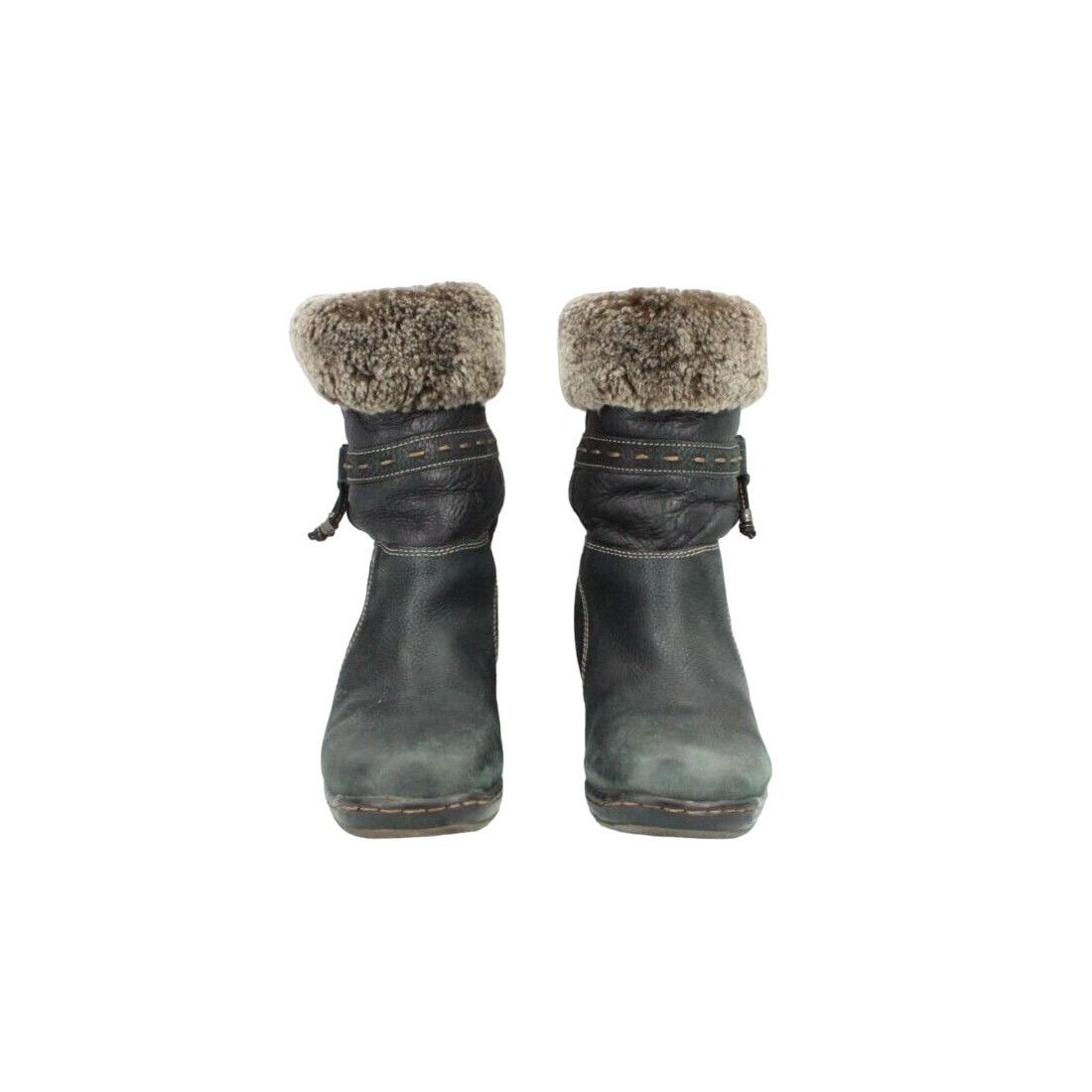 Blondo × Leather Blondo Women's Masym Mushroom Waterproof Fur Lined Boots Size US 8.5 / IT 38.5 - 4 Thumbnail