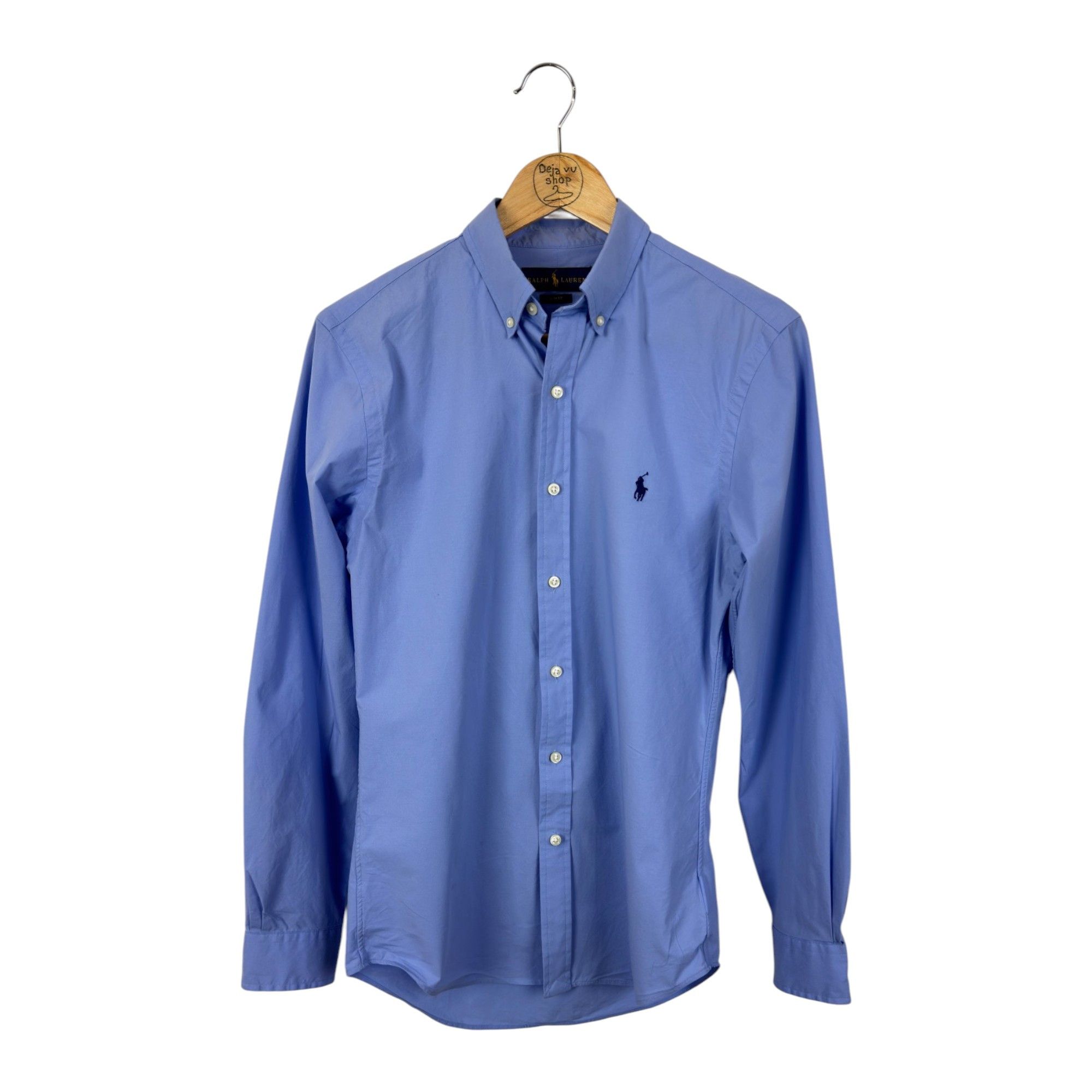 Polo Ralph Lauren Slim Fit Stretch End-On-End Shirt Size US S / EU 44-46 / 1 - 1 Thumbnail