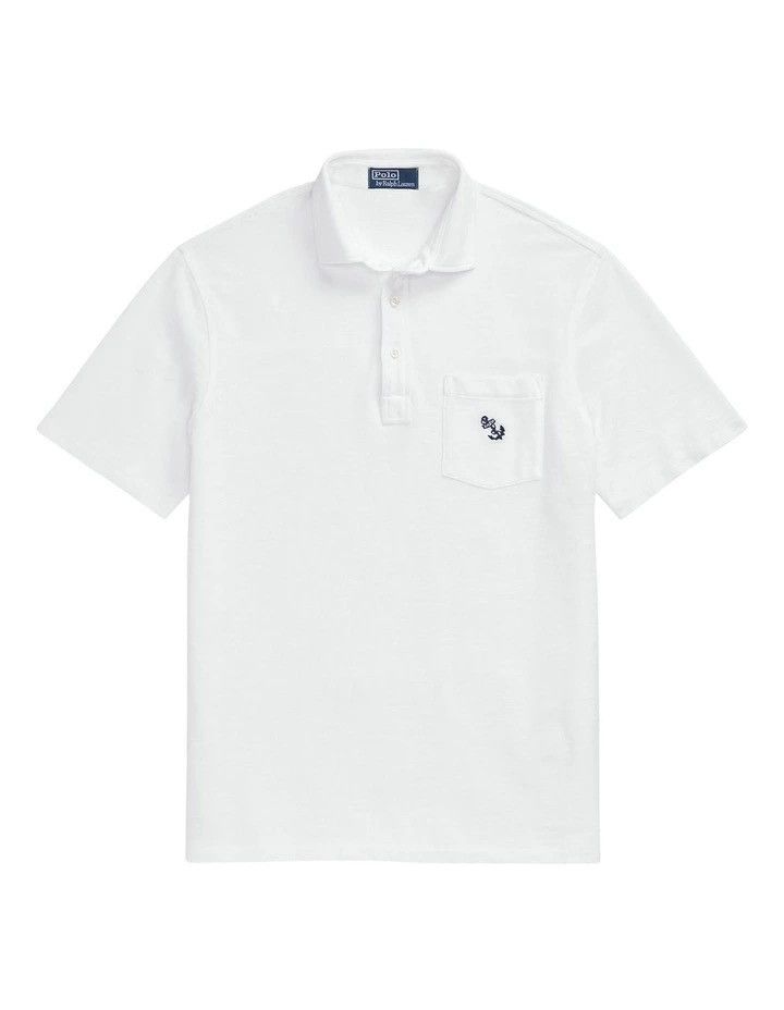 Polo Ralph Lauren Polo Ralph Lauren Classic Fit Anchor Mesh Shirt White XL Size US XL / EU 56 / 4 - 5 Thumbnail