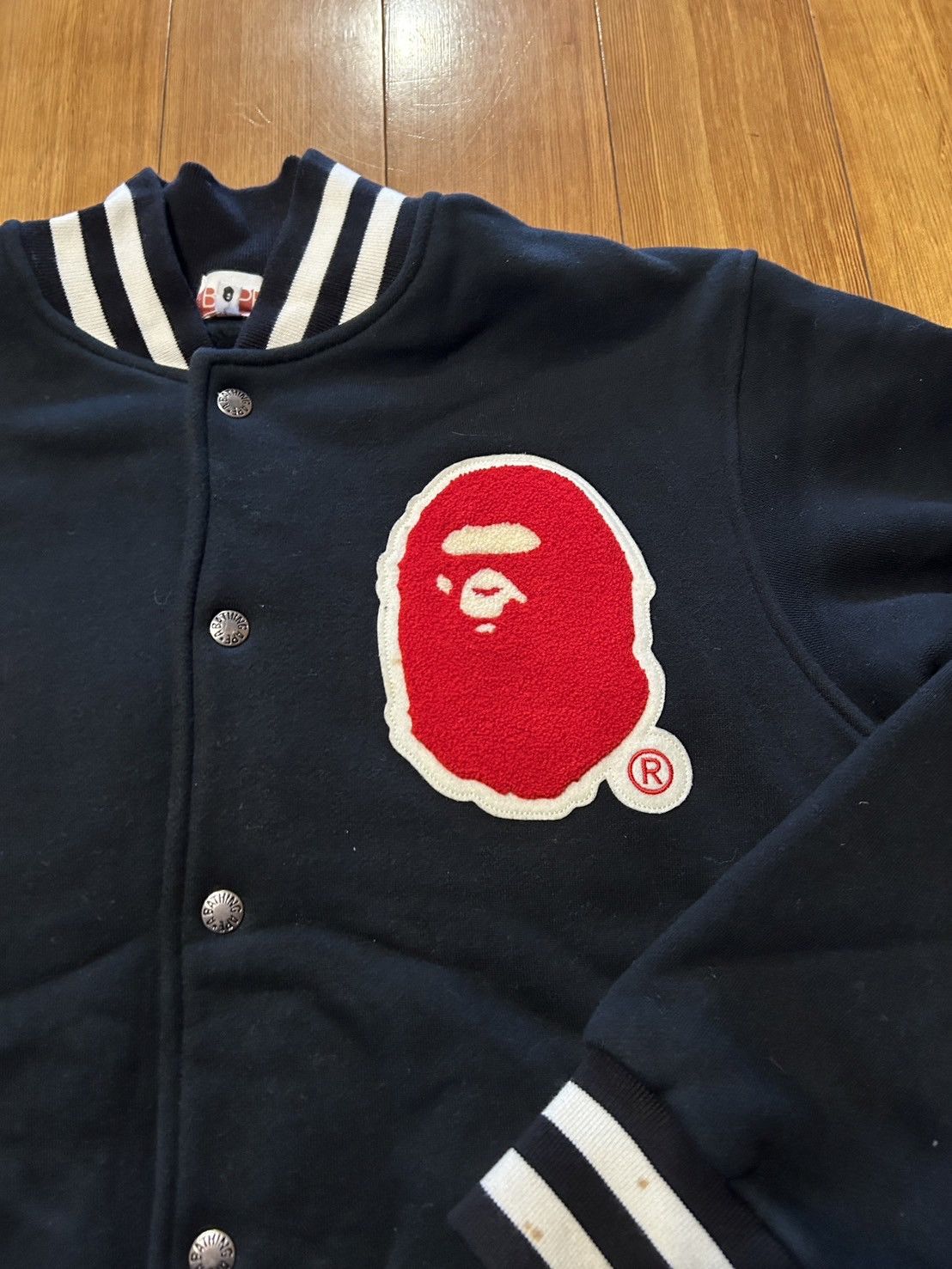 Bape Bape Black Patch Logo Jacket Japan Size US M / EU 48-50 / 2 - 6 Thumbnail