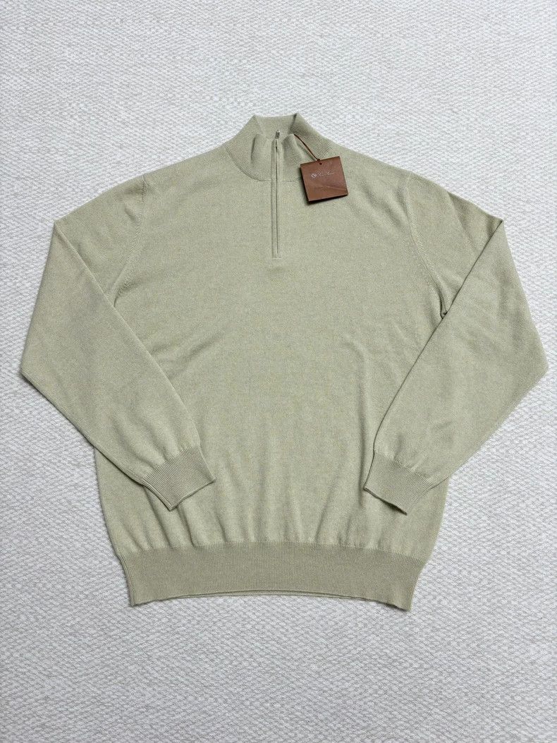 Loro Piana LORO PIANA Classic semi-high collar knit Size US L / EU 52-54 / 3 - 1 Thumbnail