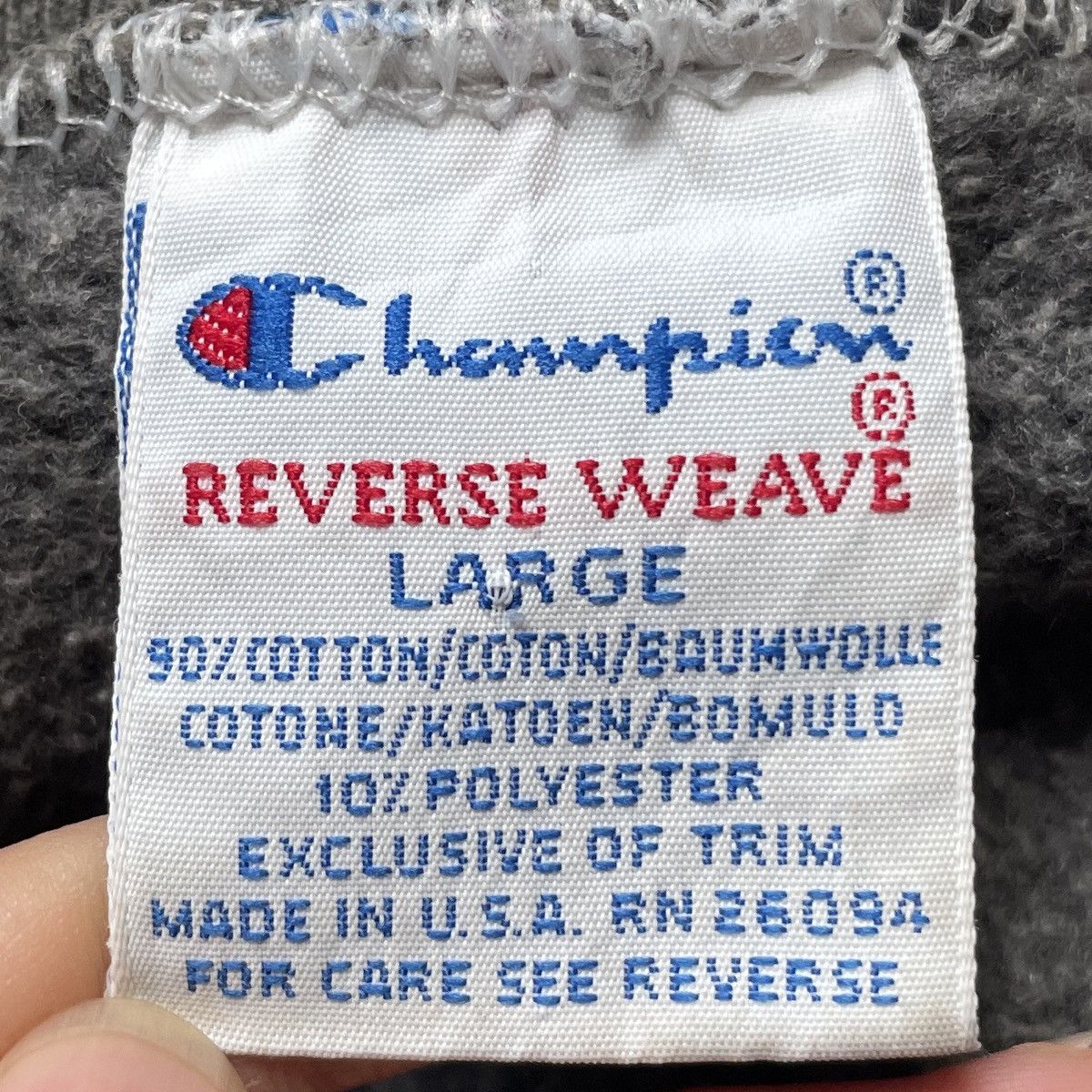 Champion × Vintage Vintage Champion Reverse Weave Made in Usa Sweatshirt 1990s Size US M / EU 48-50 / 2 - 12 Thumbnail