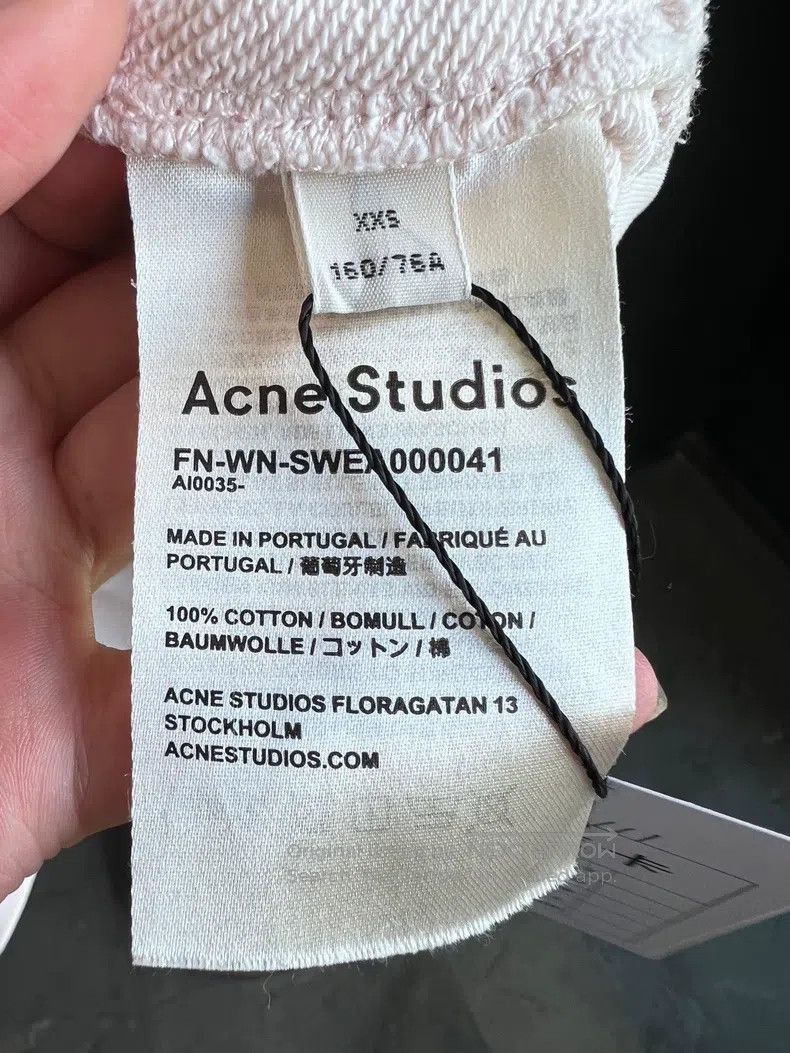 Acne Studios Acne Studios Embroidered Logo Hoodie Size XXS / US 00 / IT 34 - 4 Thumbnail