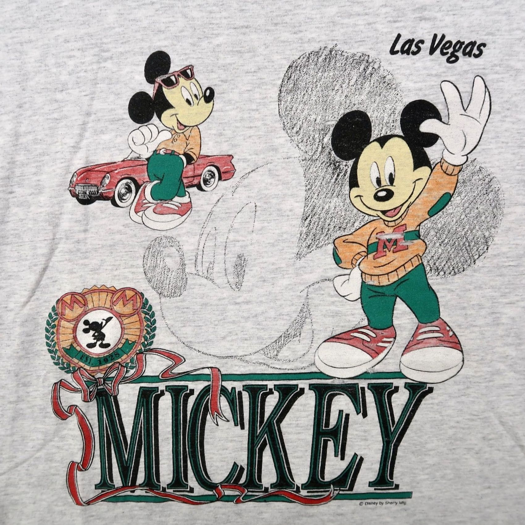 Vintage VINTAGE Mickey Mouse T-Shirt Shirt Mens XL Gray 90s Cartoon 80s Disney Minn ie Mouse Thrashed United States United States Size US XL / EU 56 / 4 - 3 Thumbnail