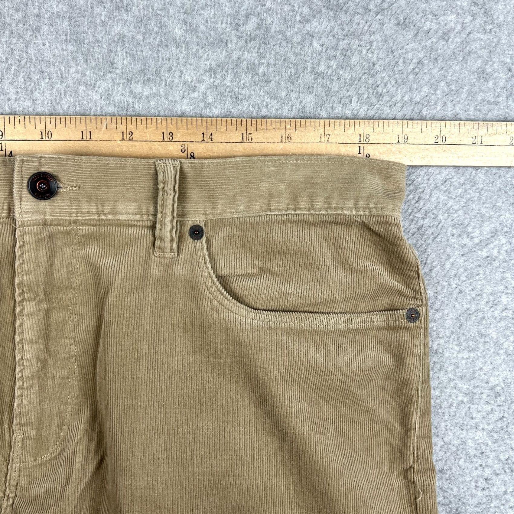 Todd Snyder Todd Snyder Stretch Corduroy Slim Fit Pants 36x32 Mens Beige Chino Huckberry Size US 36 / EU 52 - 5 Thumbnail