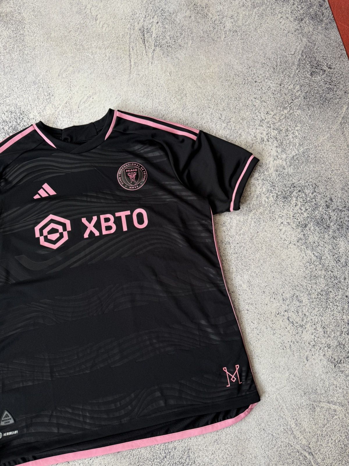 Adidas Inter Miami 2023 Away Jersey | Vintage Soccer Size US XL / EU 56 / 4 - 4 Thumbnail