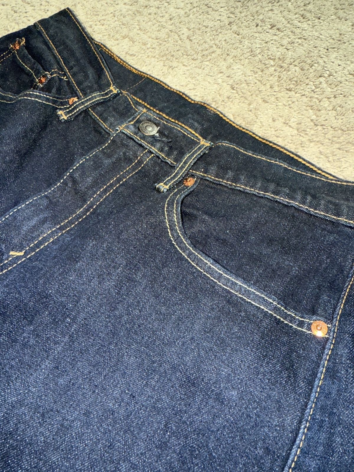 Levi's Levis 505 Dark Blue Size US 32 / EU 48 - 4 Thumbnail