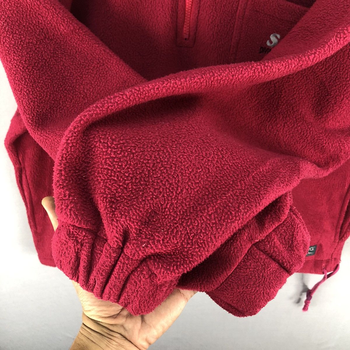 Japanese Brand Vintage SAS Dyersburg Fabrics Half Zipper Pullover Jacket Size US L / EU 52-54 / 3 - 8 Thumbnail