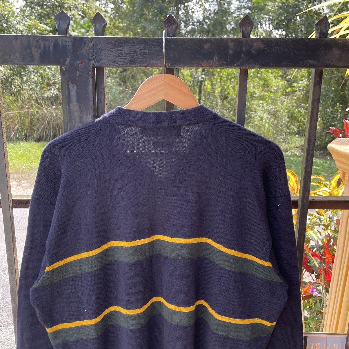 Polo Ralph Lauren × Ralph Lauren × Vintage 🔥Vintage Polo Ralph Lauren Center Striped Pullover Knitwear Size US L / EU 52-54 / 3 - 3 Thumbnail