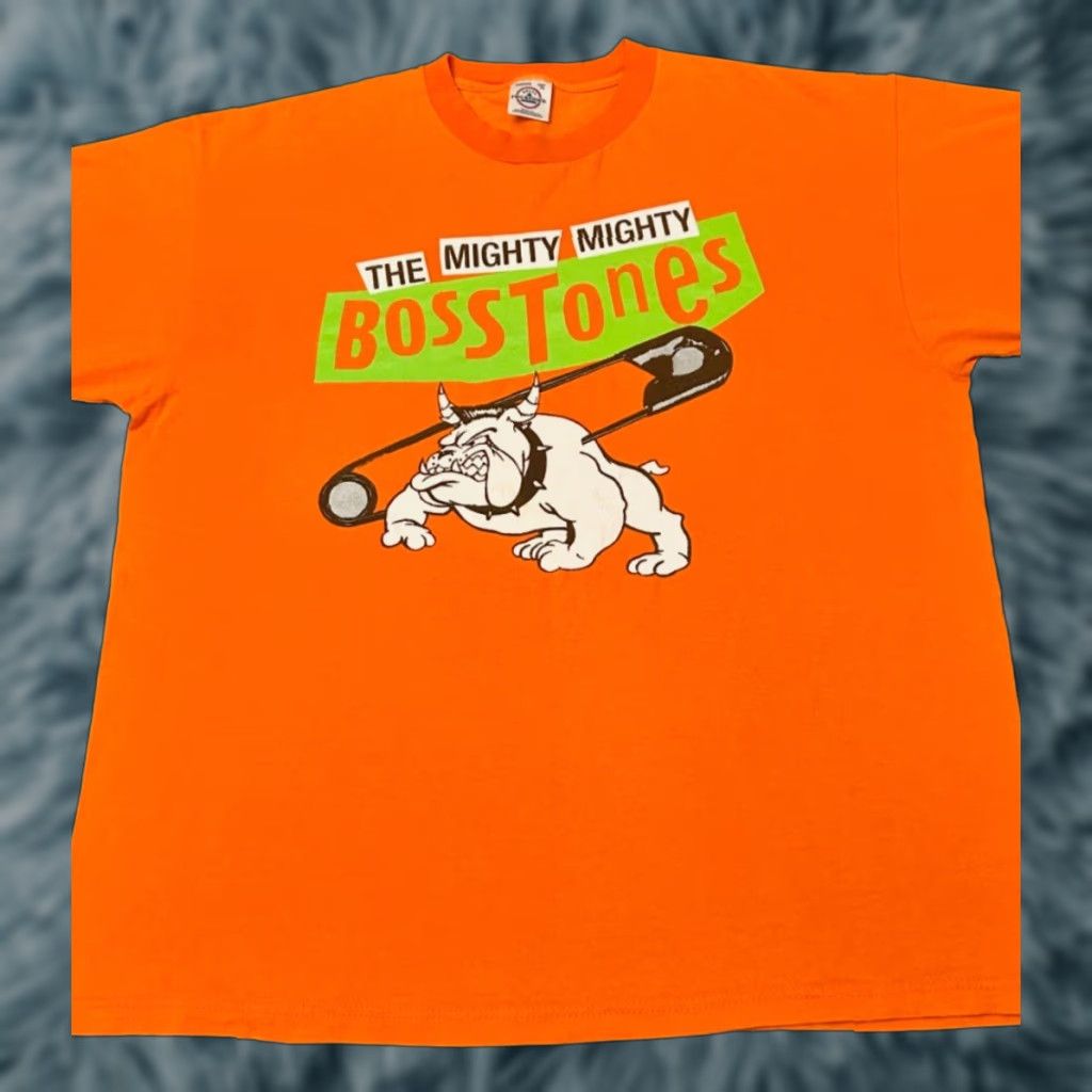 Vintage VINTAGE Mighty Mighty Bosstones Band Tee Shirt Mens XL VTG Punk Rare T-Shirt Orange 90s Rock Music Vintage Band Tee Mens XL Size US XL / EU 56 / 4 - 1 Thumbnail