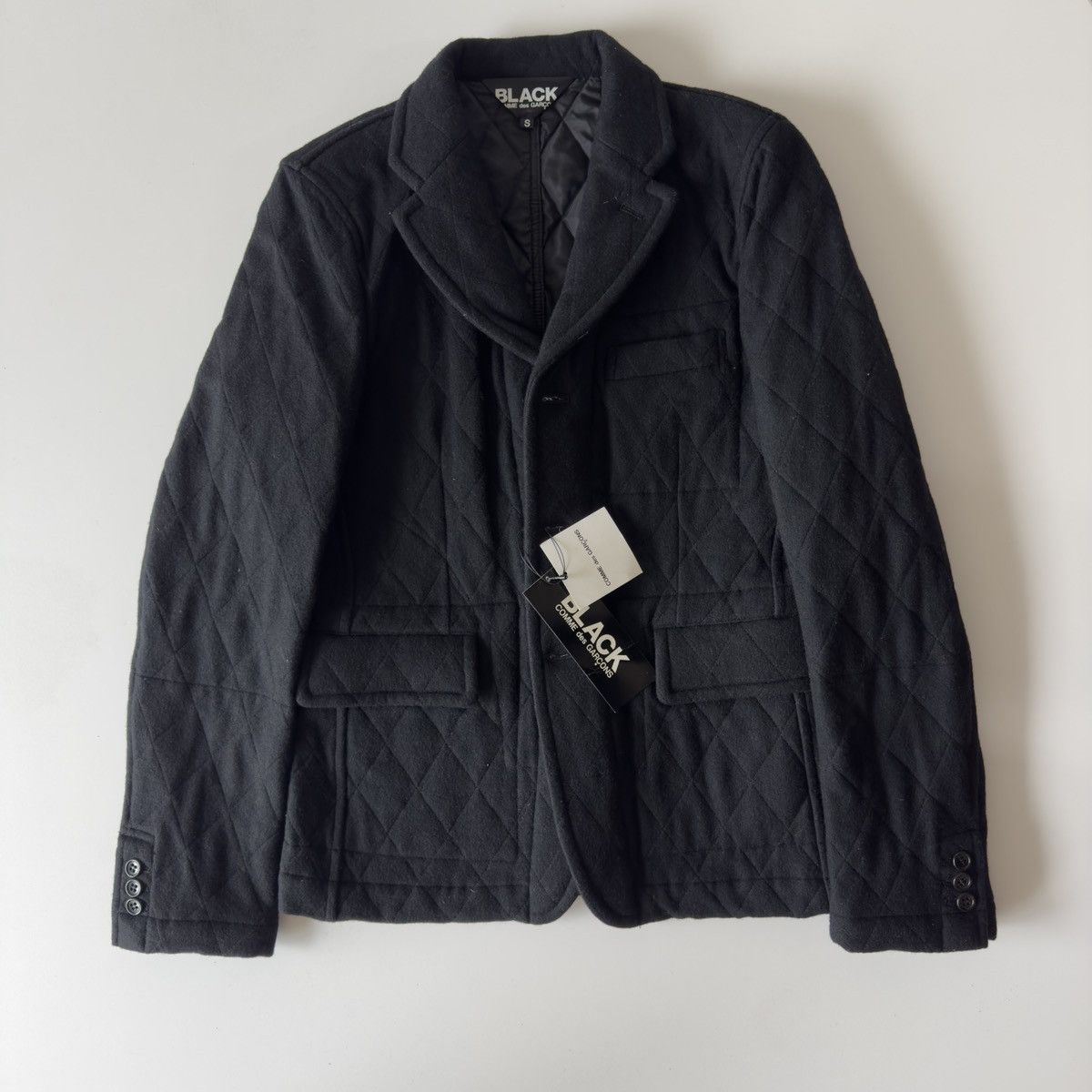 Comme des Garcons Black BLACK Comme des Garçons Wool Padded Blazer Size S / US 4 / IT 40 - 1 Thumbnail