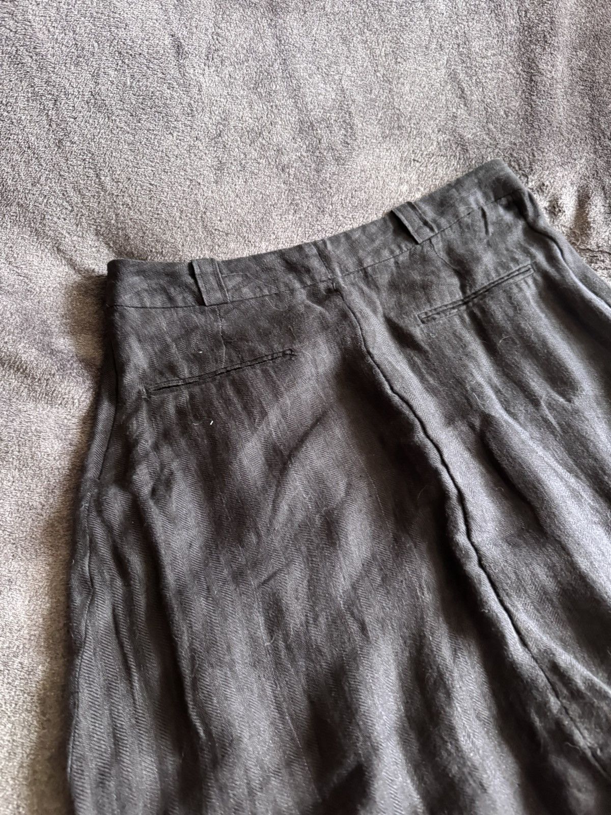 Haider Ackermann HAIDER Ackerman Rare 100% linen asimetrics pants Size US 36 / EU 52 - 17 Thumbnail
