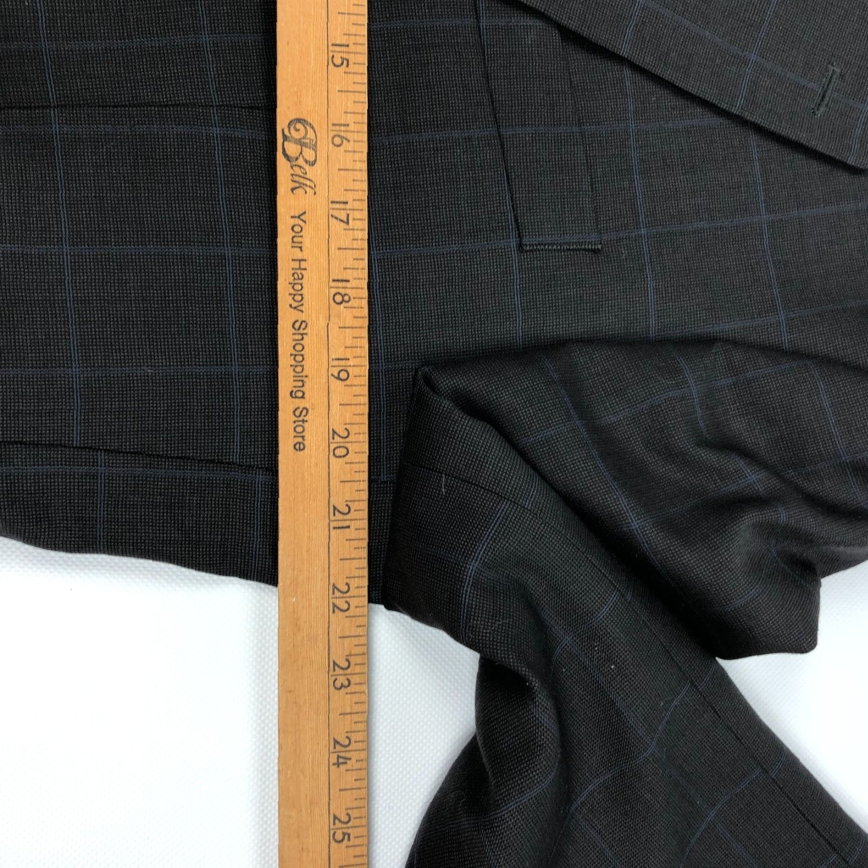 Ralph Lauren Ralph Lauren Blazer Jacket Sport Coat 42R Wool Charcoal Windowpane Men Slim Regular Jacket Blazer Notch Lapel 2 Button Size 42R - 6 Thumbnail