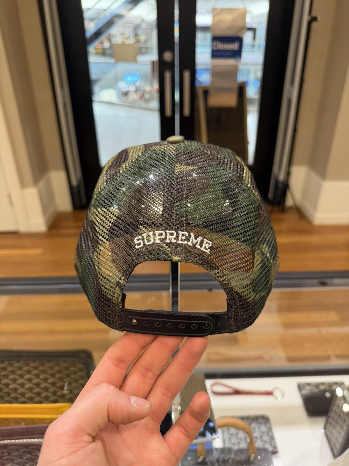 Supreme Supreme Wrench Mesh Trucker Hat - Camo Size ONE SIZE - 4 Thumbnail