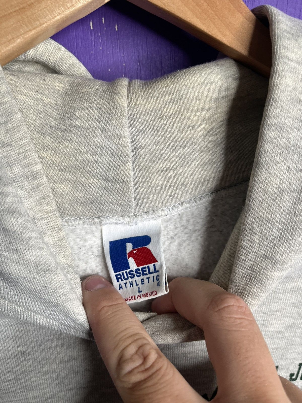 Russell Athletic × Vintage Vintage 90s Russell athletic St. Joseph’s academy hoodie Size US L / EU 52-54 / 3 - 4 Thumbnail