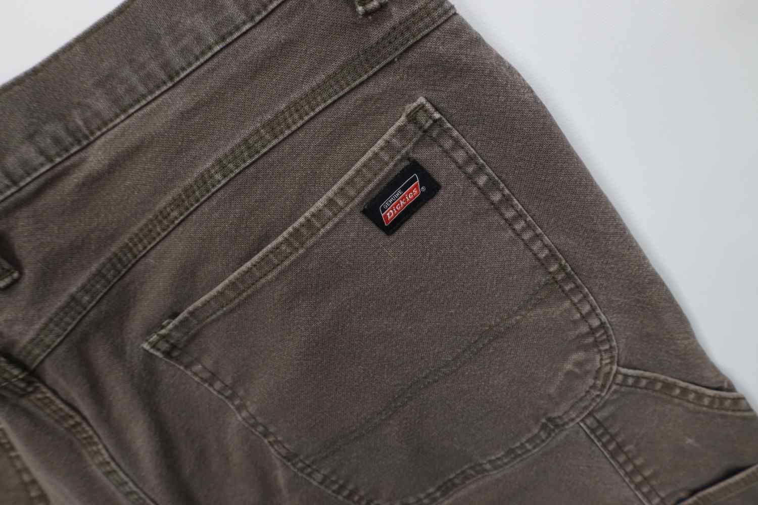 Dickies Vintage Y2K Dickies Canvas Wide Leg Dungaree Pants Brown Size US 36 / EU 52 - 16 Thumbnail