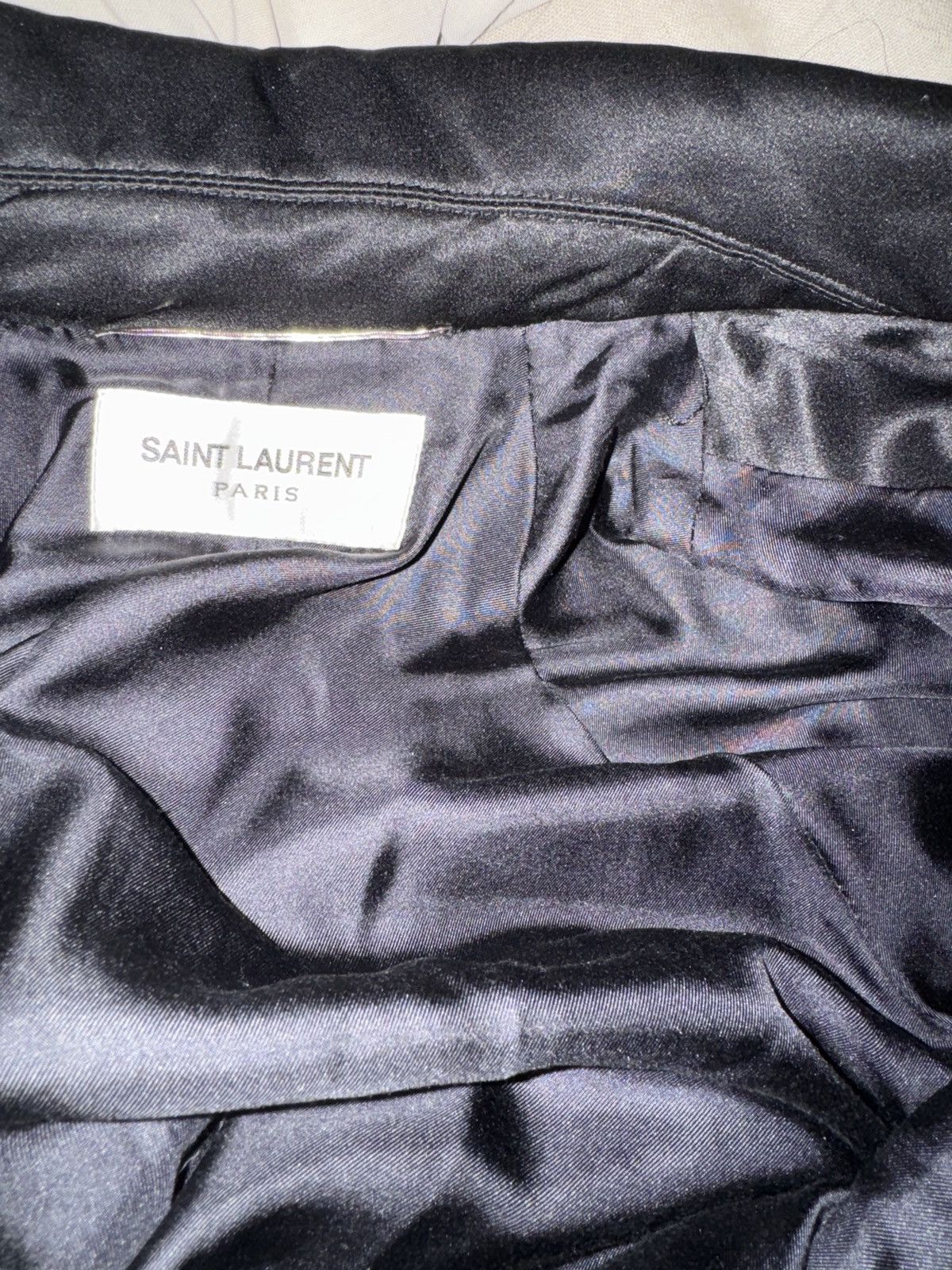 Saint Laurent Paris Rare 100% silk padded trench coat Size US M / EU 48-50 / 2 - 6 Thumbnail