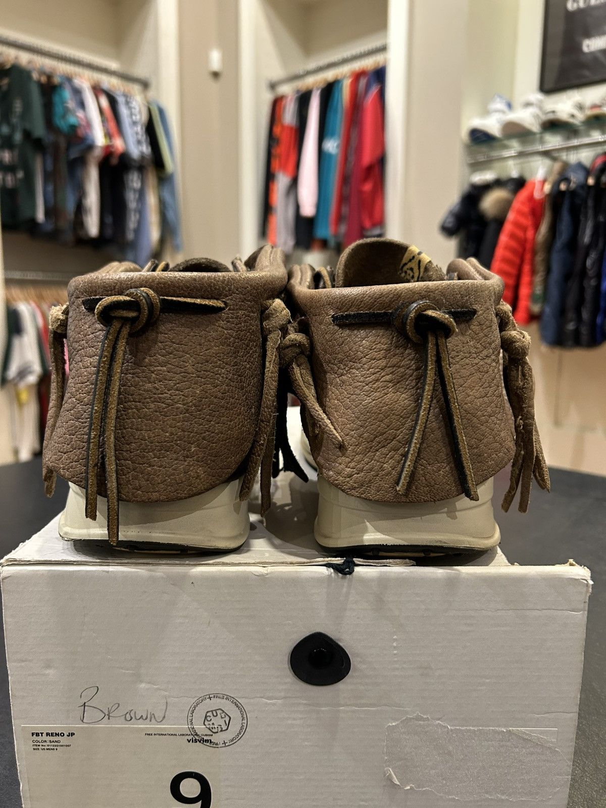 Visvim Visvim FBT Leather Brown Sneakers Size US 9 / EU 42 - 3 Thumbnail