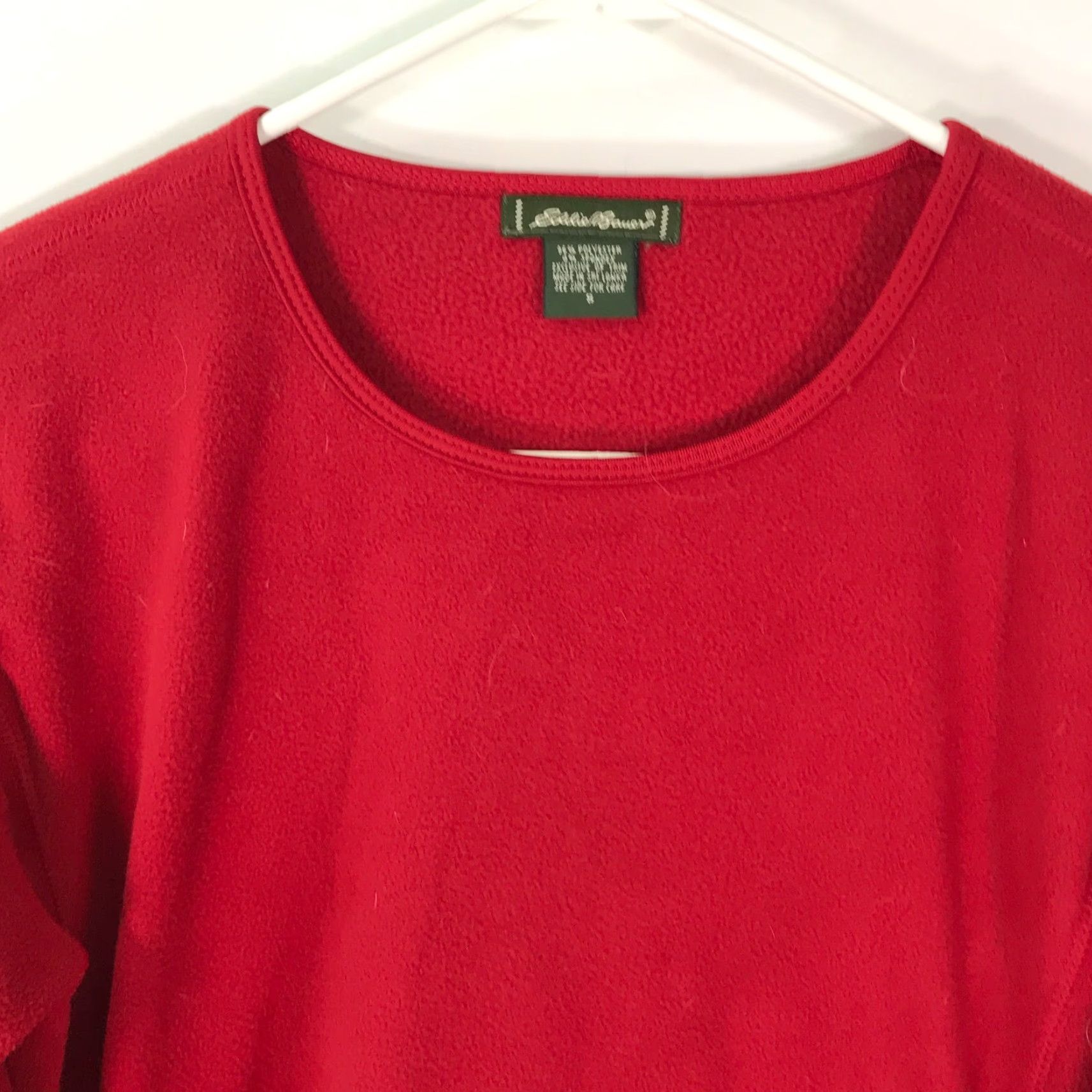 Eddie Bauer Eddie Bauer Womens Blouse T Shirt Red Round Neck Long Sleeve Size S Size S / US 4 / IT 40 - 3 Thumbnail