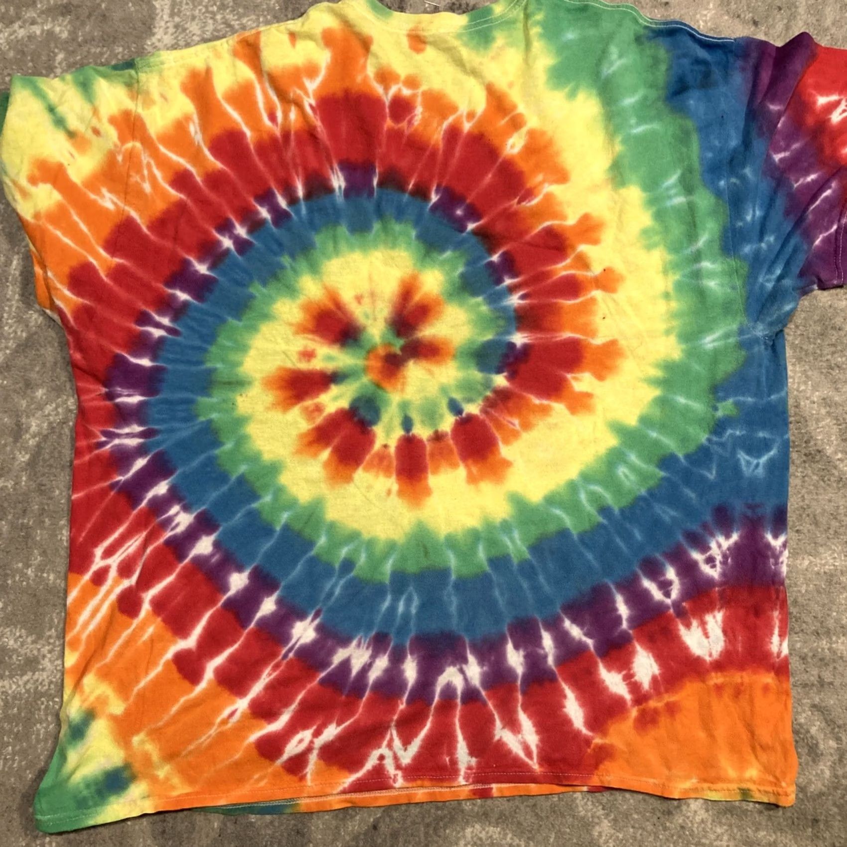 Reason Reason T-Shirt Men XXL Crew Neck Short Sleeve Multicolor Spiral Tie Dye 100% Cotton TAKE A TRIP Awesome designer vibes Size US XXL / EU 58 / 5 - 4 Thumbnail