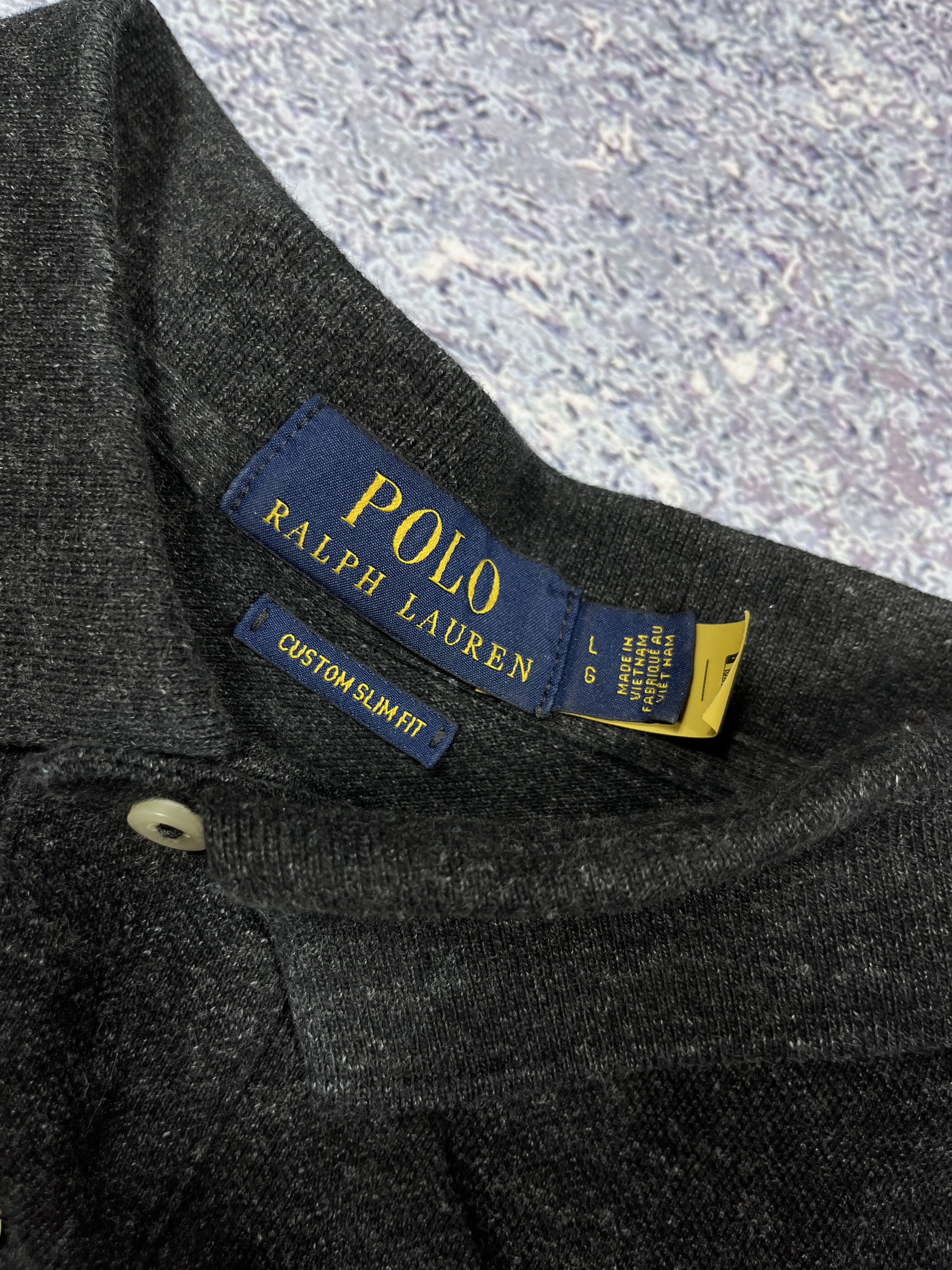 Polo Ralph Lauren Polo Ralph Lauren Polo Grey Shirt Large Slim Fit Size US L / EU 52-54 / 3 - 9 Thumbnail