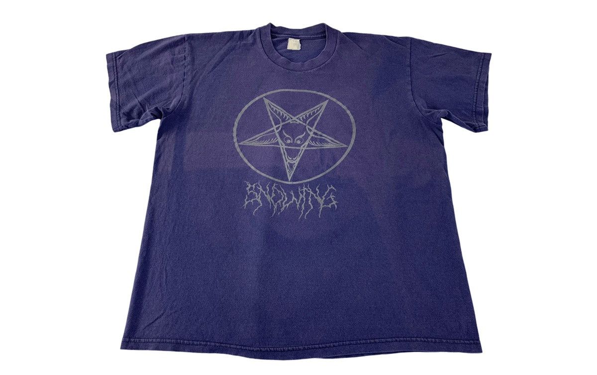 Japanese Brand Nemesis Square Of Opposition Hail Satan Crewneck Big Logo Size US L / EU 52-54 / 3 - 1 Thumbnail