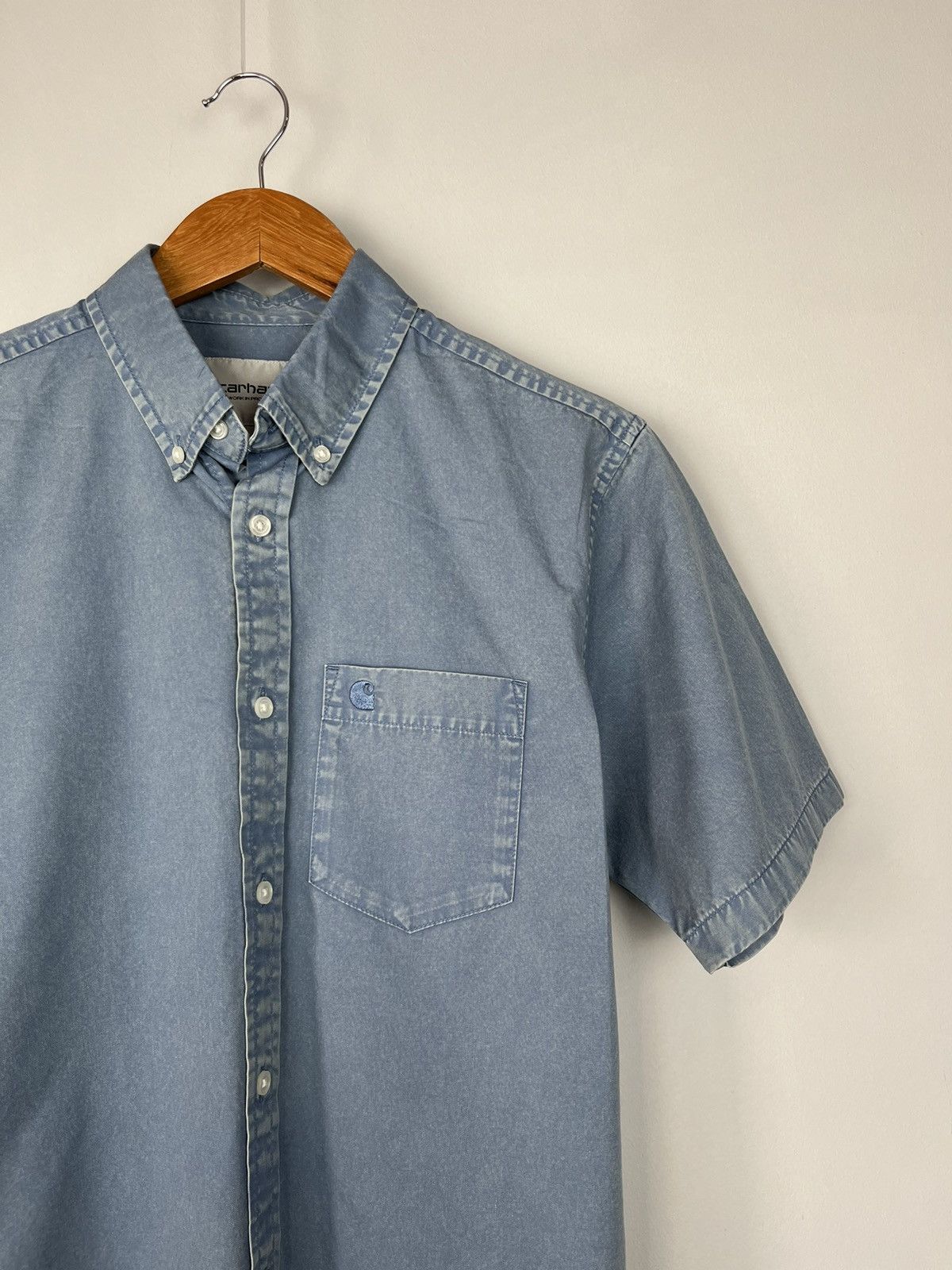 Carhartt × Carhartt Wip Carhartt Wip Logo Dyed Shirt Size US S / EU 44-46 / 1 - 3 Thumbnail