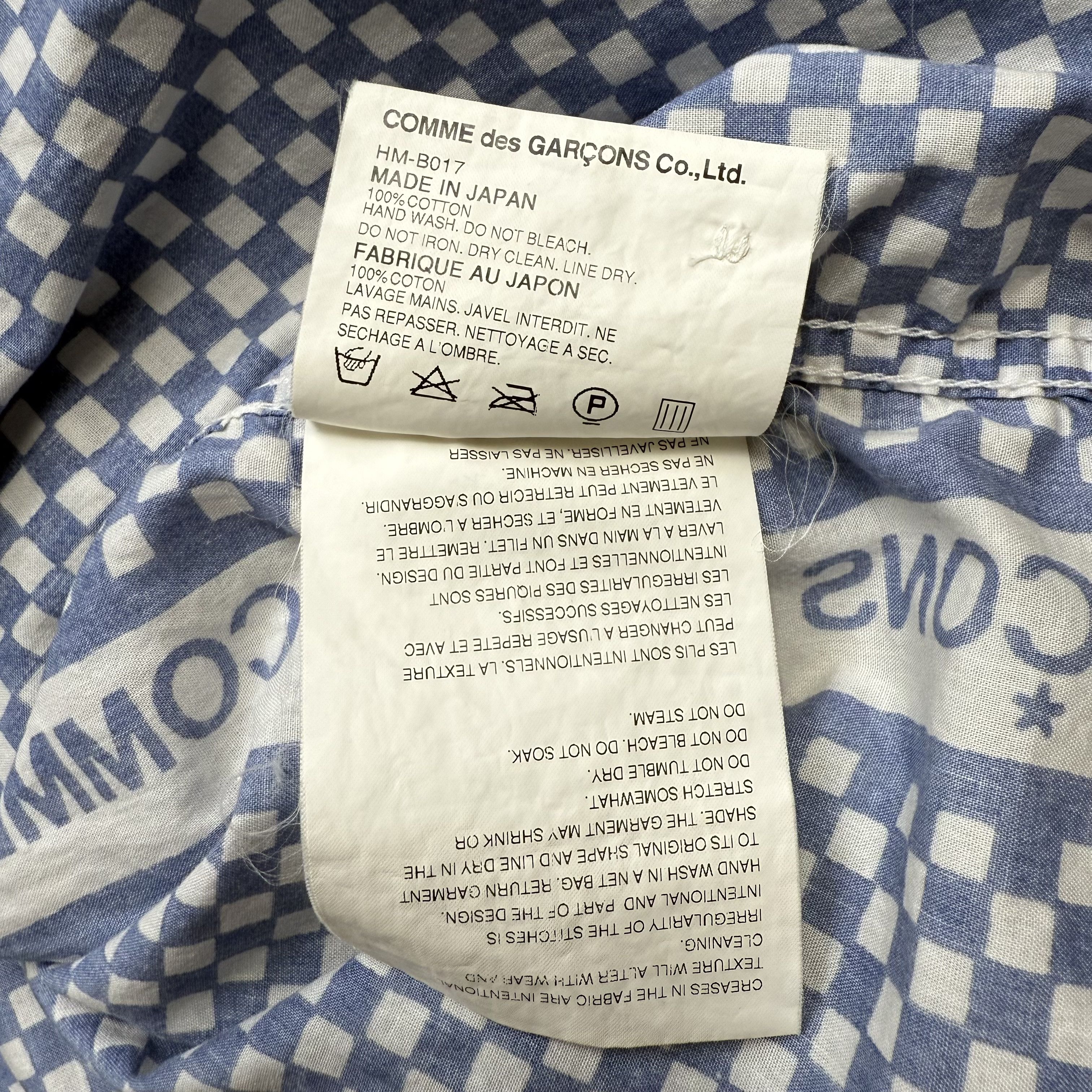 Comme des Garcons SS2003 Comme Des Garcons Homme Checkerboard Shirt Size US M / EU 48-50 / 2 - 9 Thumbnail