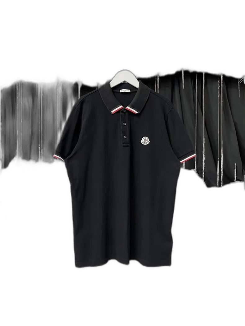 Moncler Moncler Short Sleeve Polo Shirt L Size-yf Size US L / EU 52-54 / 3 - 1 Thumbnail