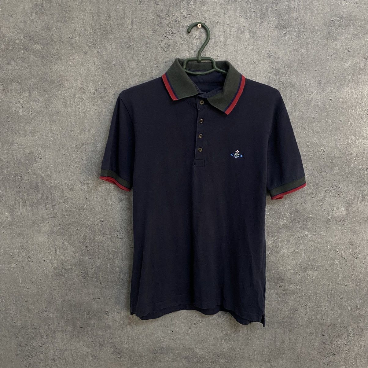 Vivienne Westwood Vivienne Westwood Polo T Shirt Vintage Small Orb Logo Luxury Size US L / EU 52-54 / 3 - 1 Thumbnail