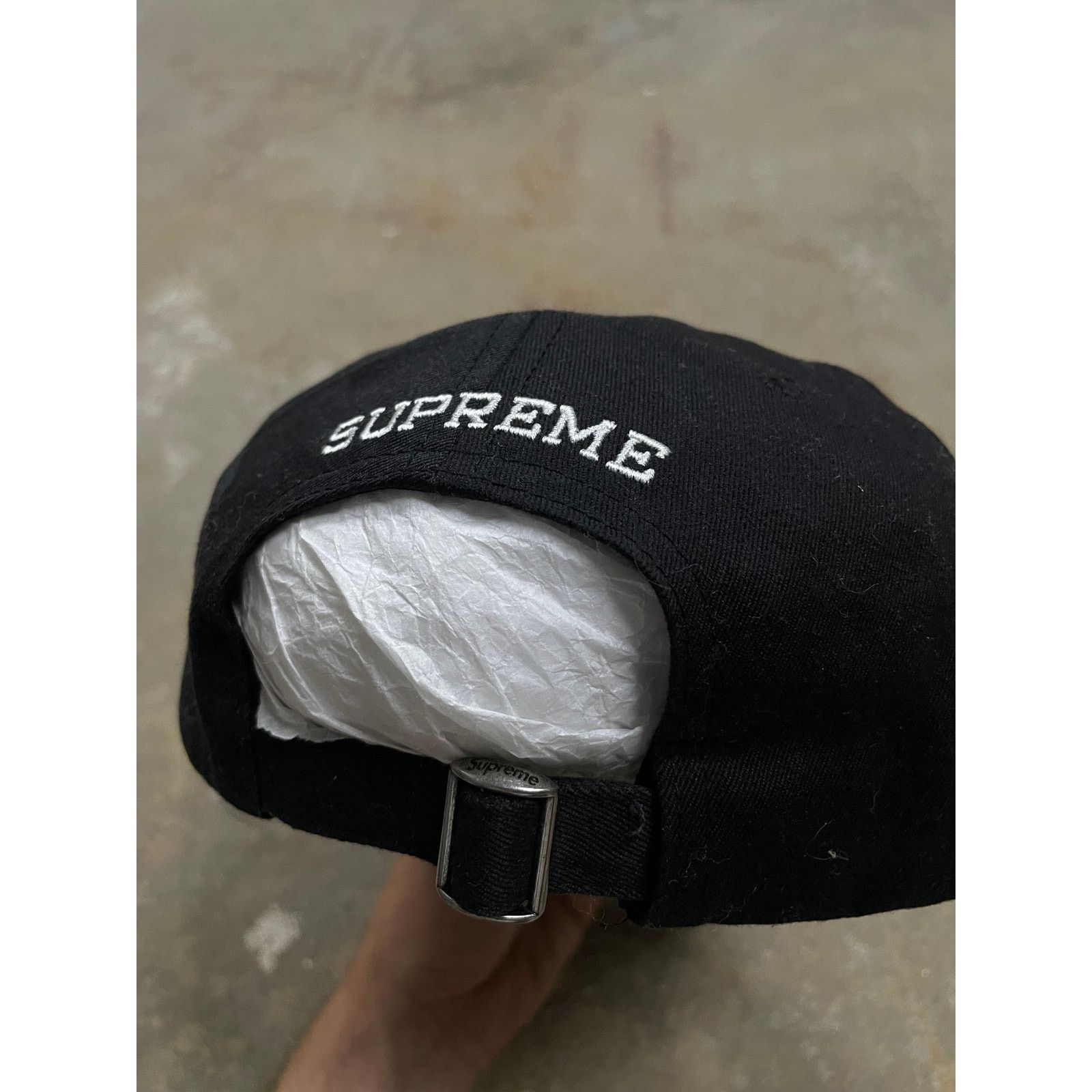 Supreme Supreme NY Cap Black Translucent OS Used Size ONE SIZE - 2 Thumbnail