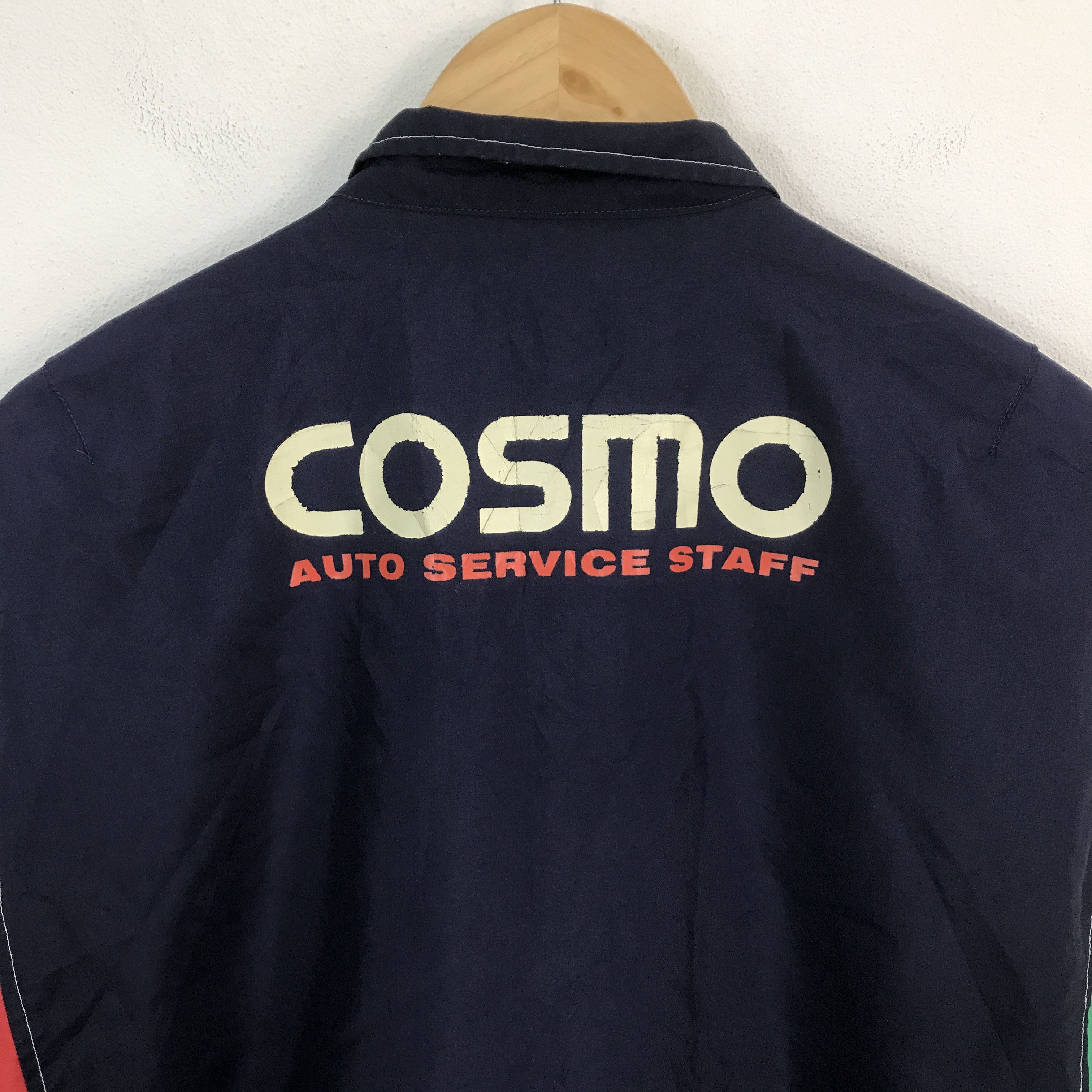Japanese Brand Japan motorsport Cosmo Auto Service Staff Racing jacket Size US L / EU 52-54 / 3 - 4 Thumbnail
