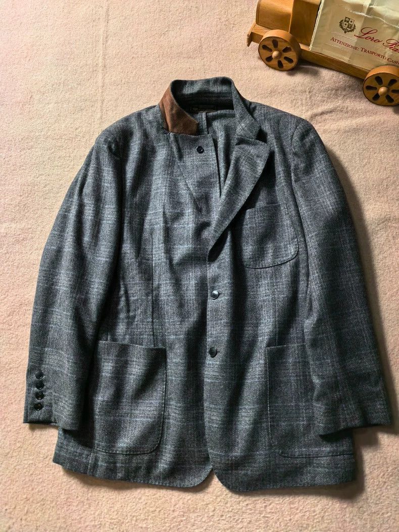 Loro Piana Loro Piana Cashmere Olive Green Jacket- Size US L / EU 52-54 / 3 - 1 Thumbnail