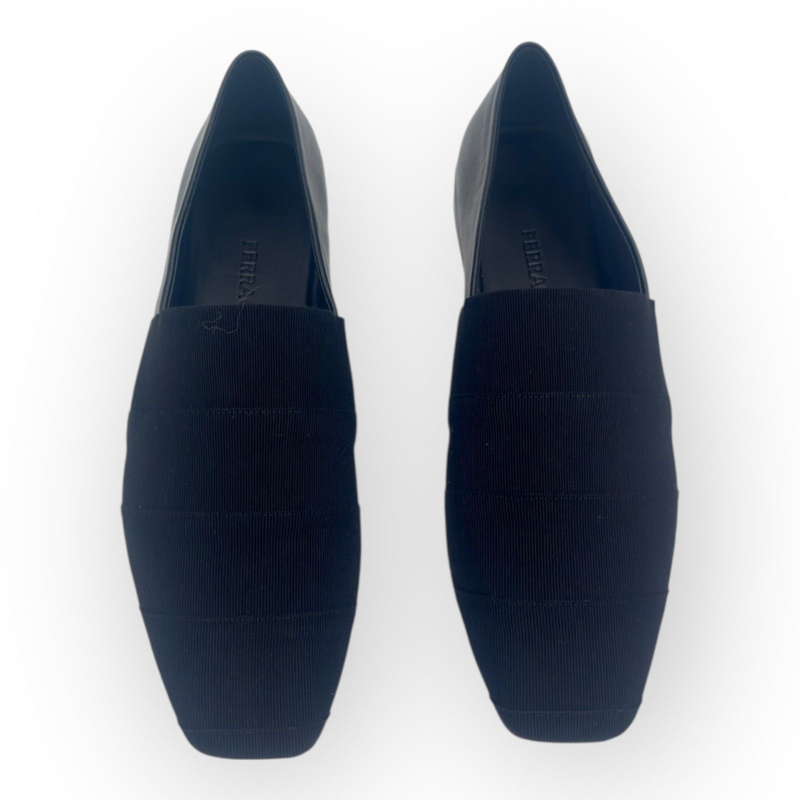 Salvatore Ferragamo Men's Grosgrain & Leather Loafers in Black size 10 / US 11 Size US 11 / EU 44 - 9 Thumbnail
