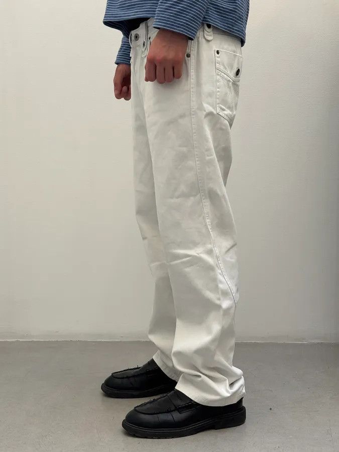 AW2004 Dolce & Gabbana Archive Winner White Denim Jeans