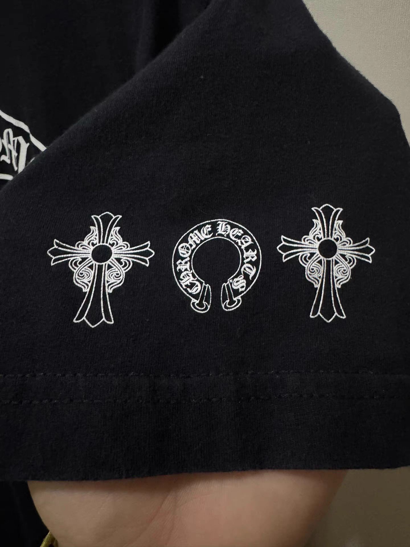 Chrome Hearts Chrome Hearts Black T-Bar Horseshoe T-Shirt K13 Size US L / EU 52-54 / 3 - 3 Thumbnail