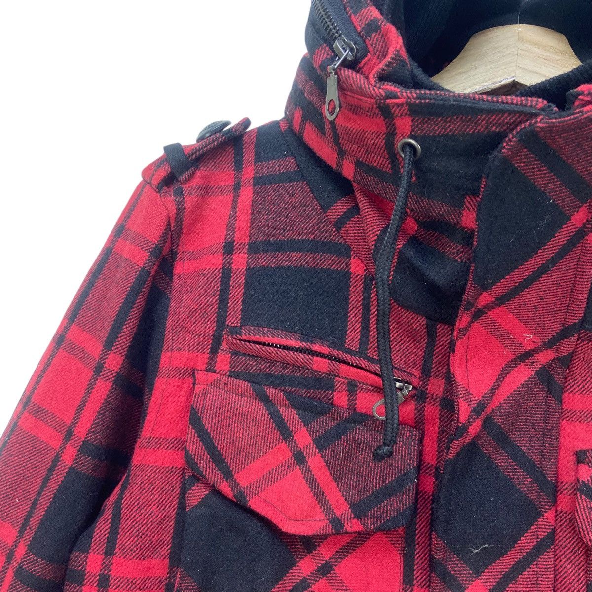 In The Attic In The Attic Homme Plaid Tartan Heavy Jacket Size US S / EU 44-46 / 1 - 5 Thumbnail